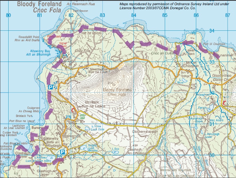 Bloody Foreland, Cnoc Fola, Diabolo Violette, İrlanda